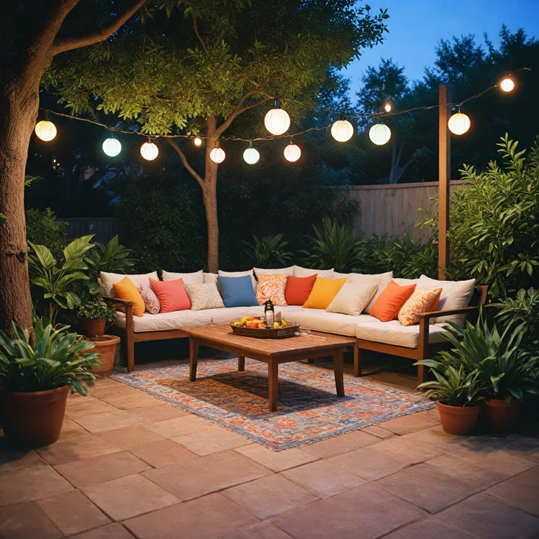 Enhance Your Outdoor Space with Multi-Color Floor Lighting